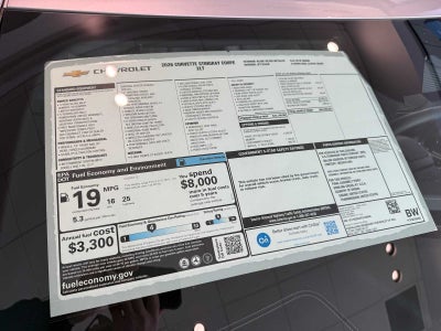 2026 Chevrolet Corvette Stingray 2LT