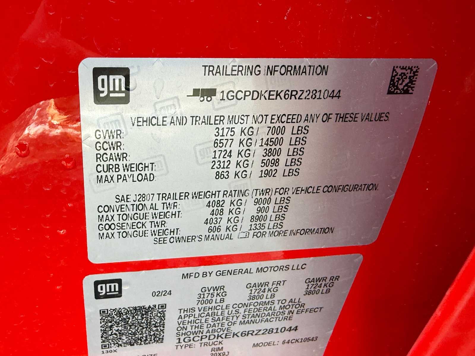 2024 Chevrolet Silverado 1500 LT (2FL)