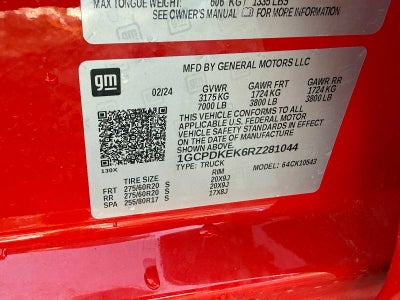 2024 Chevrolet Silverado 1500 LT (2FL)