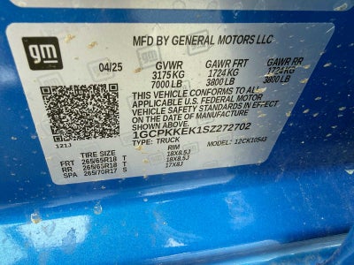 2025 Chevrolet Silverado 1500 LT (2FL)