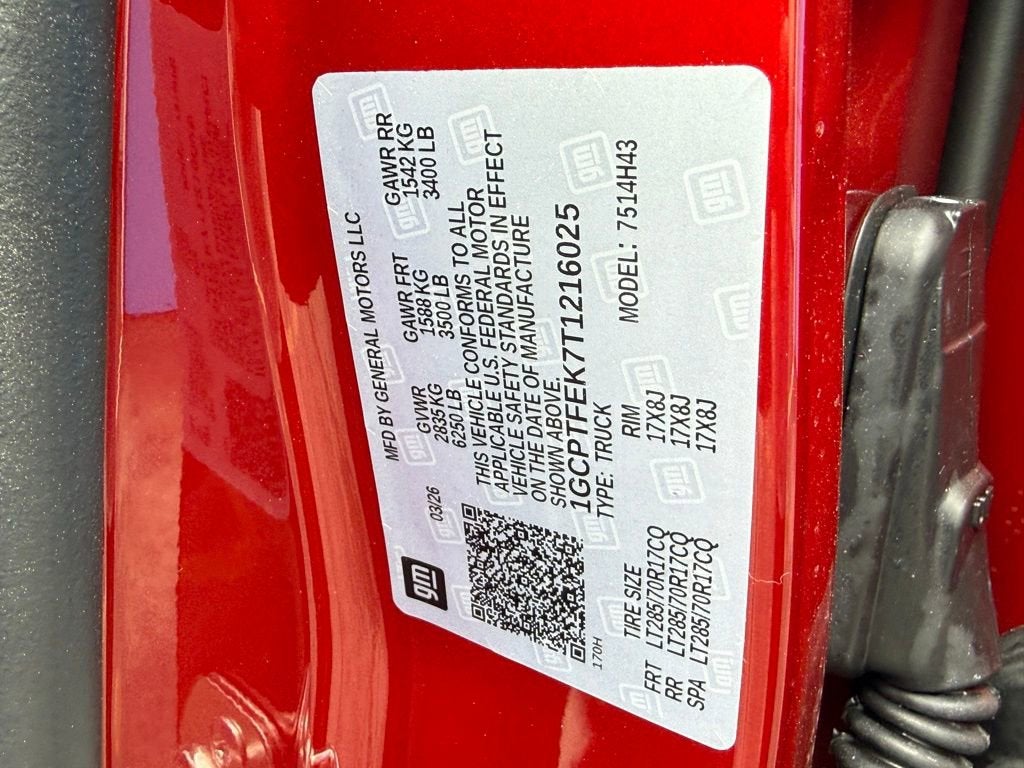 2026 Chevrolet Colorado ZR2