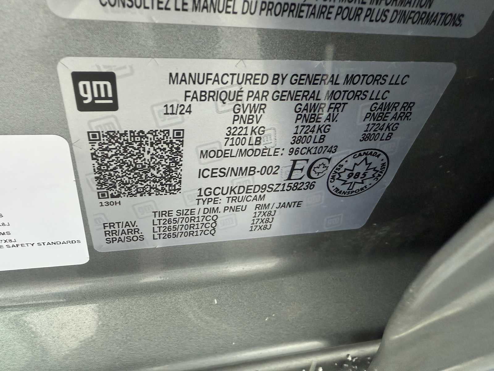 2025 Chevrolet Silverado 1500 LT