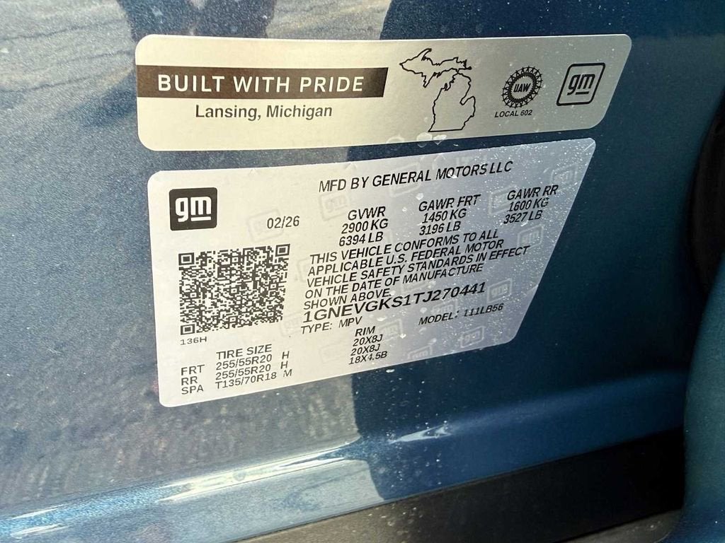 2026 Chevrolet Traverse LT