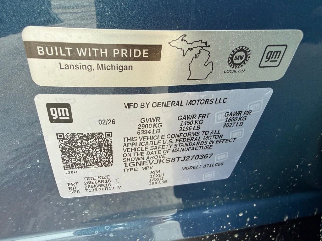 2026 Chevrolet Traverse Z71