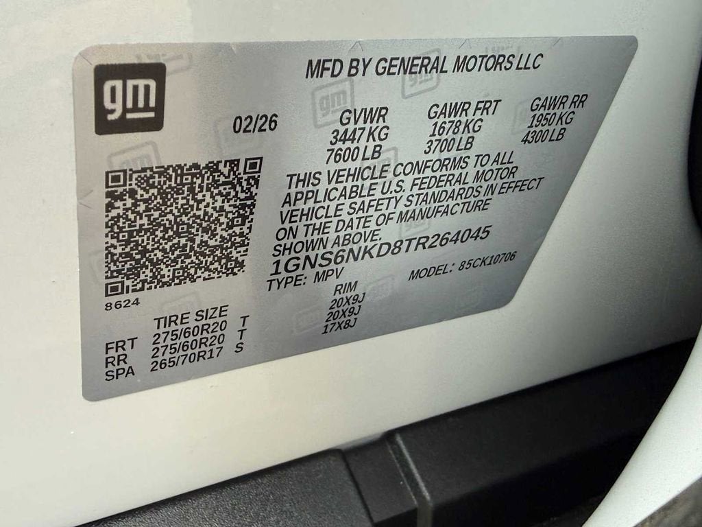 2026 Chevrolet Tahoe LT