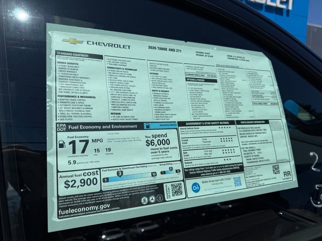 2026 Chevrolet Tahoe Z71