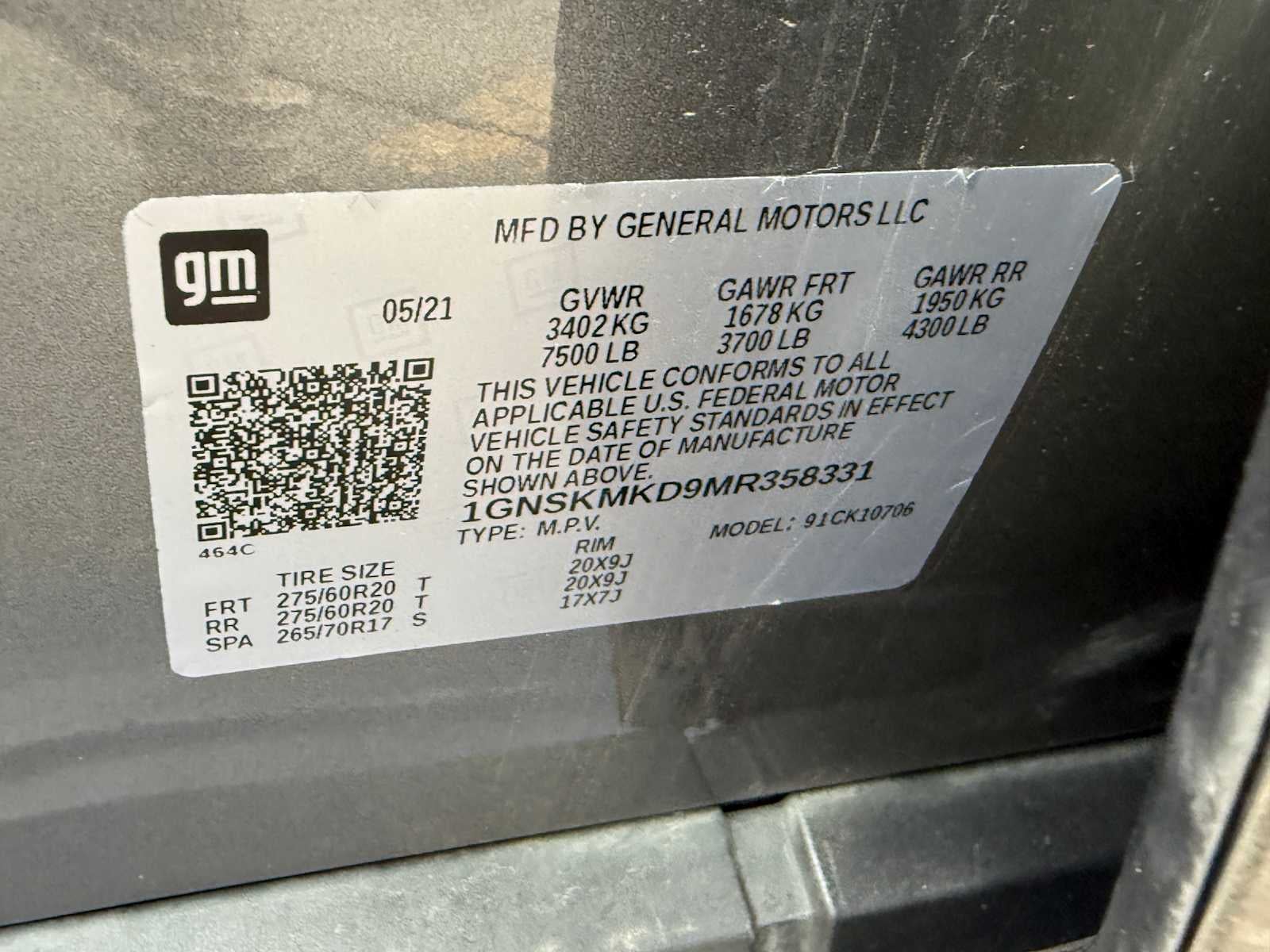 2021 Chevrolet Tahoe LS