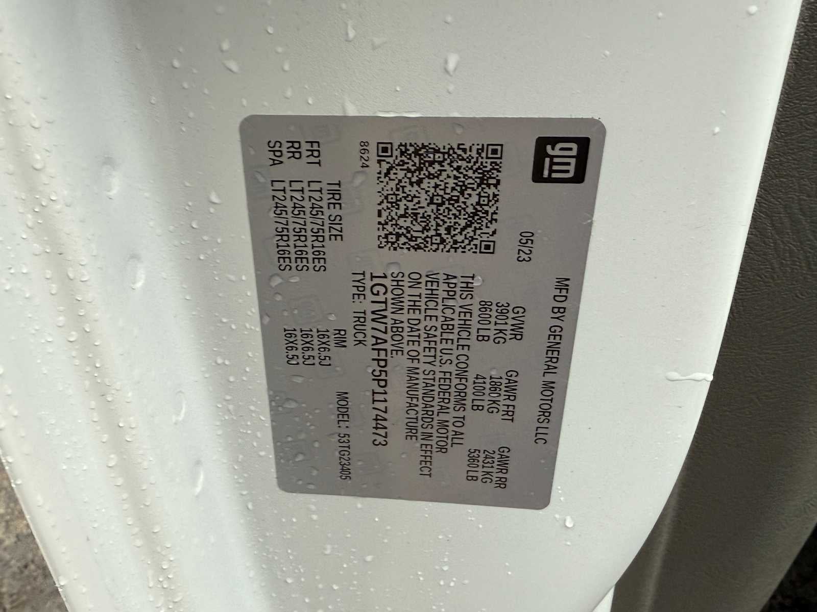 2023 GMC Savana Cargo 2500 Work Van