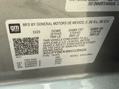 2022 Chevrolet Silverado 1500 LTD Custom