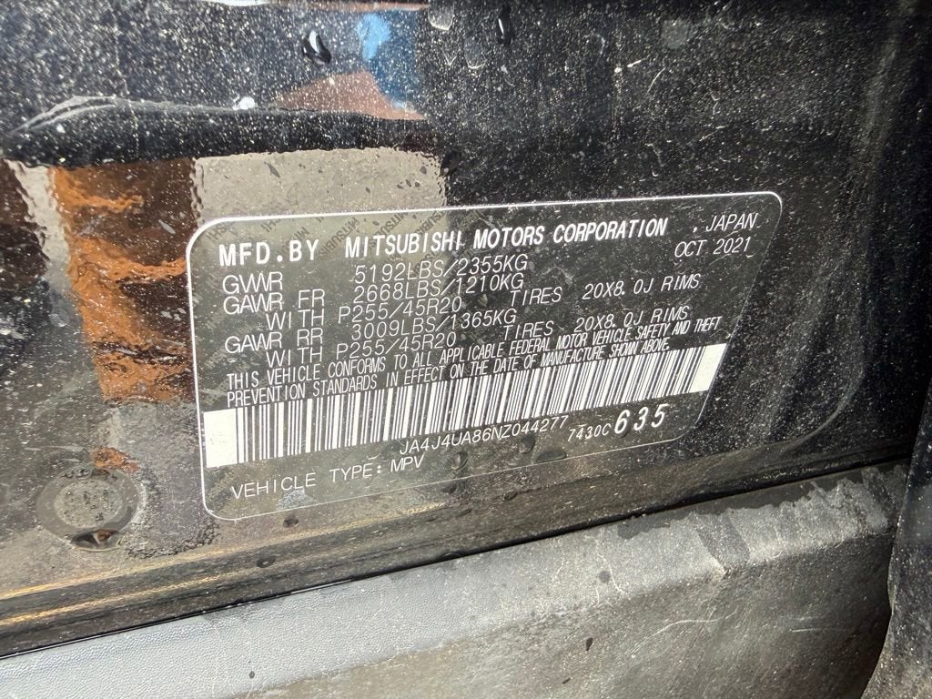 2022 Mitsubishi Outlander SE 2.5 S-AWC