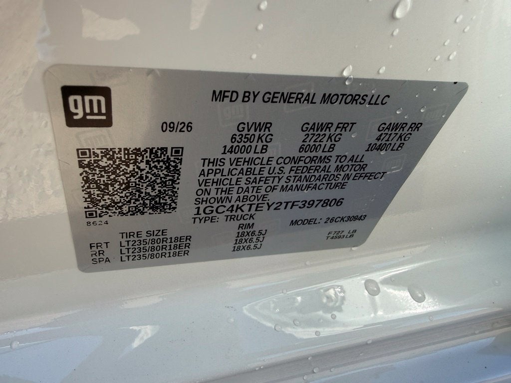 2026 Chevrolet Silverado 3500 HD LT DRW