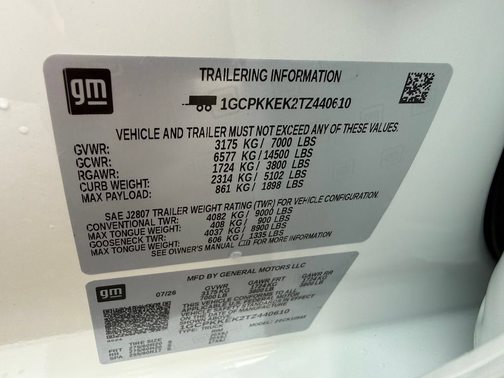 2026 Chevrolet Silverado 1500 LT (2FL)