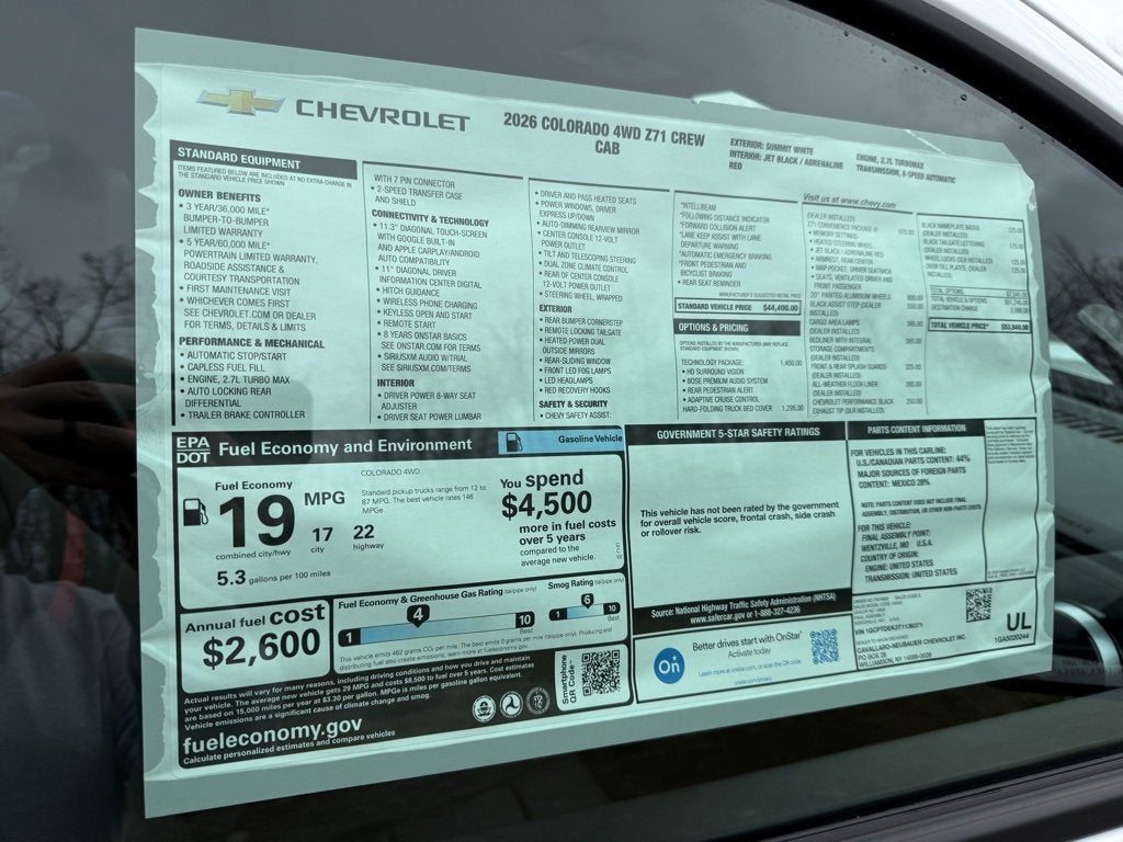 2026 Chevrolet Colorado Z71