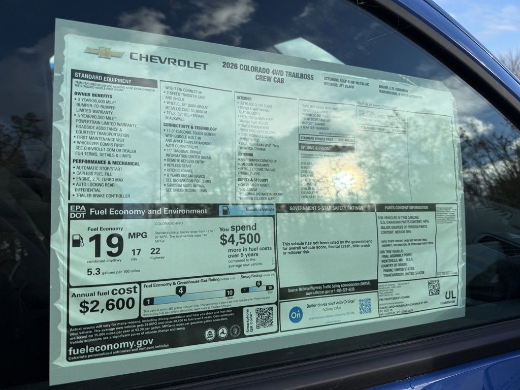 2026 Chevrolet Colorado Trail Boss