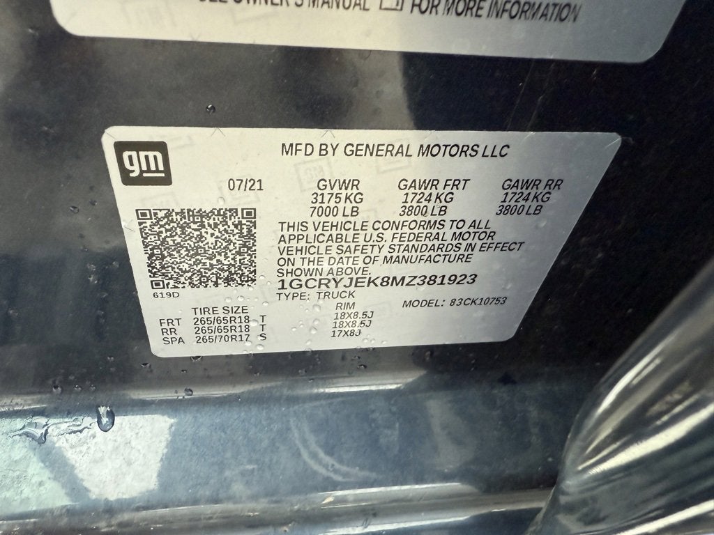 2021 Chevrolet Silverado 1500 LT