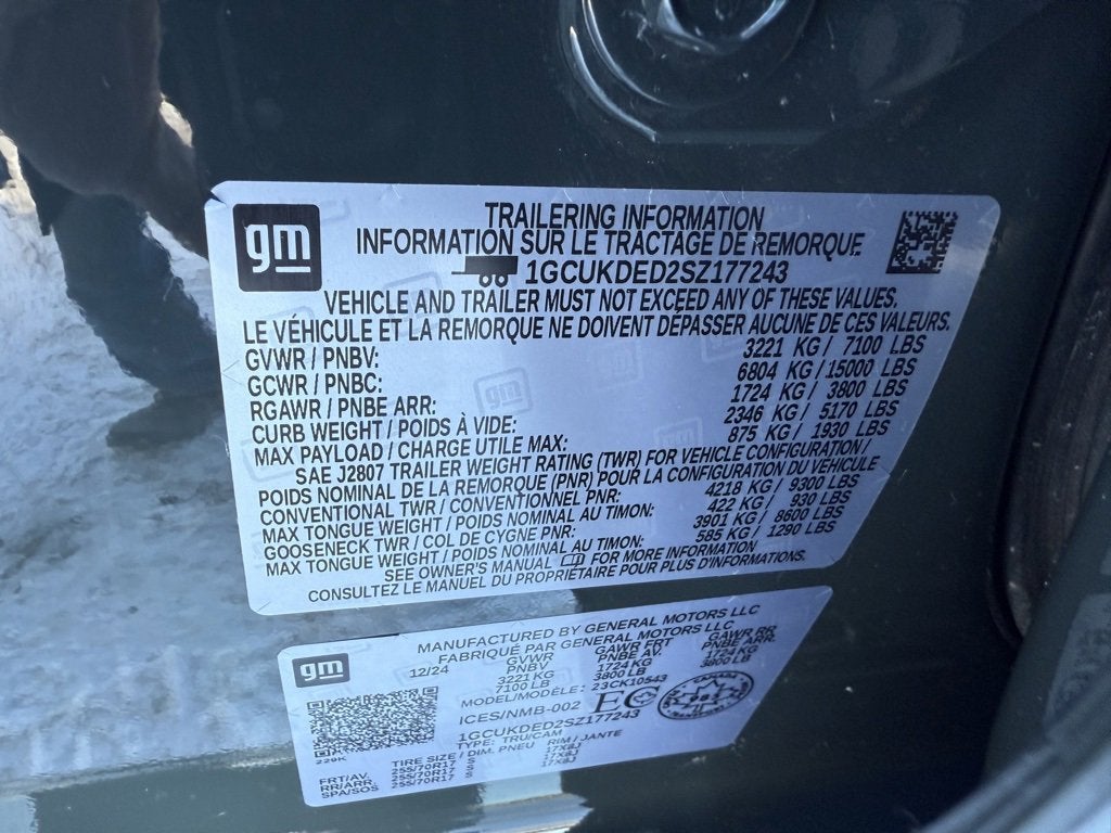 2025 Chevrolet Silverado 1500 LT