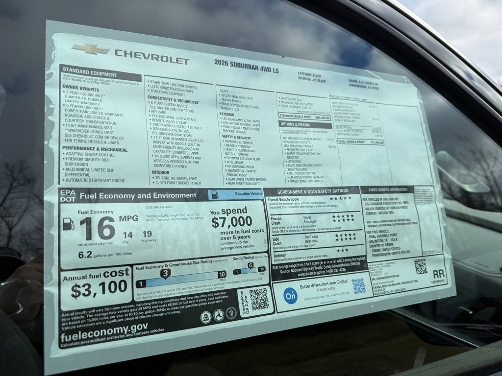 2026 Chevrolet Suburban LS