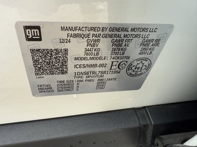 2025 Chevrolet Tahoe High Country