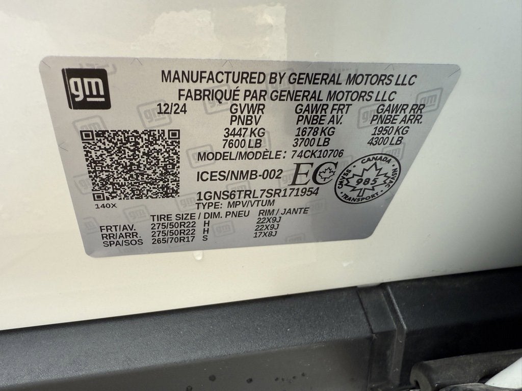 2025 Chevrolet Tahoe High Country