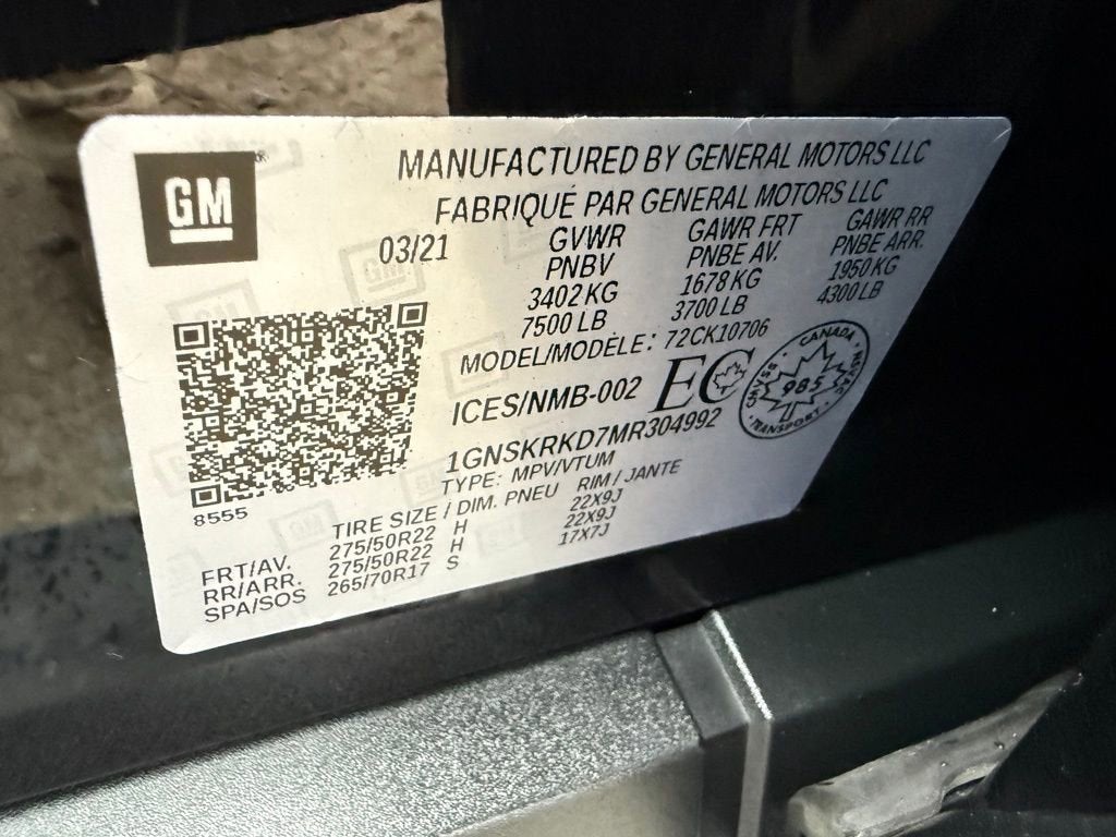 2021 Chevrolet Tahoe RST