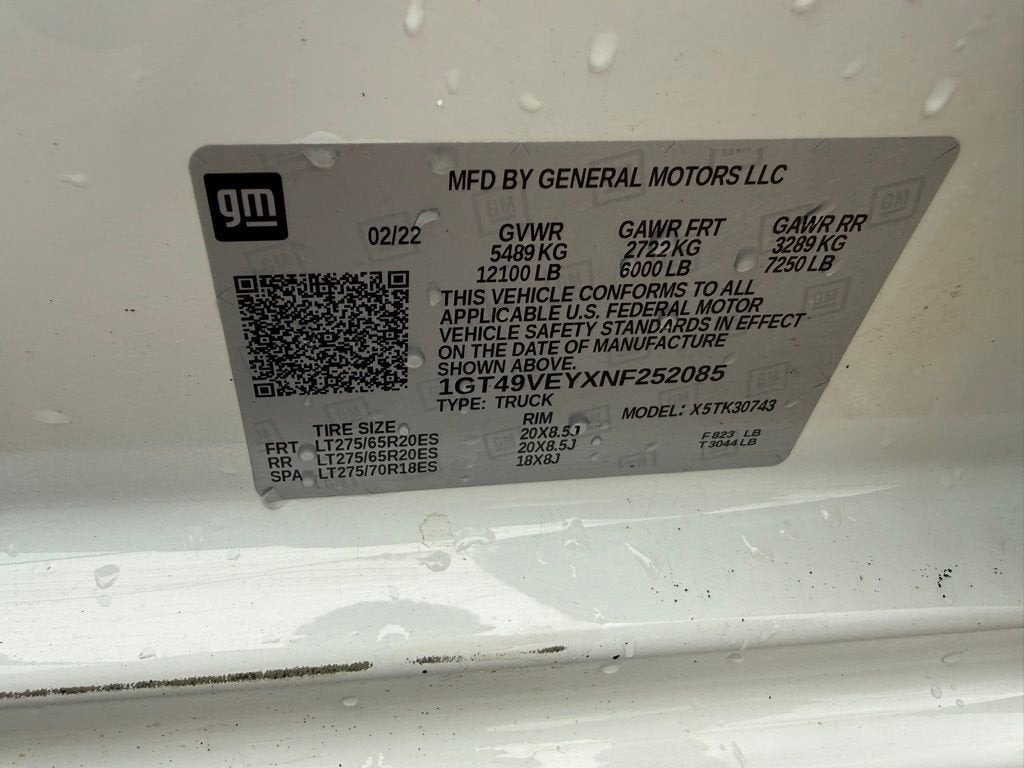 2022 GMC Sierra 3500 HD AT4