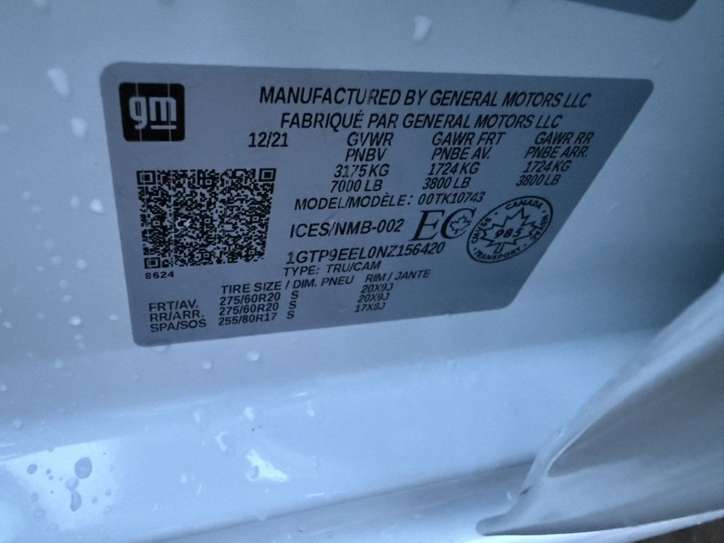 2022 GMC Sierra 1500 Limited AT4