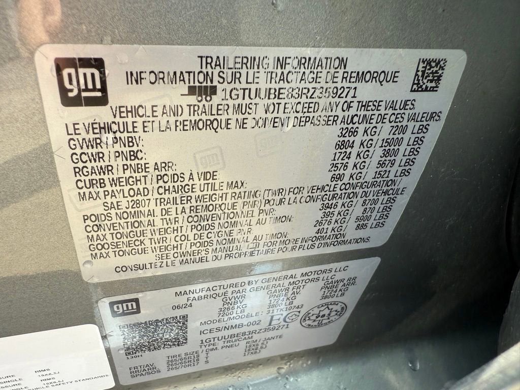 2024 GMC Sierra 1500 SLE