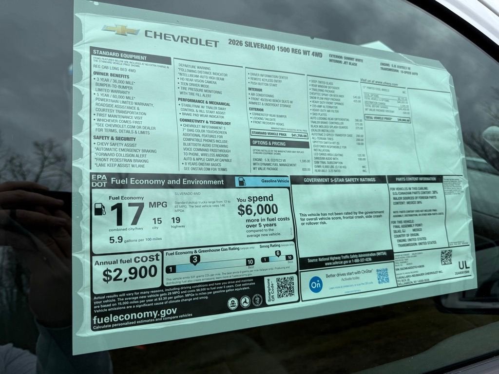 2026 Chevrolet Silverado 1500 WT