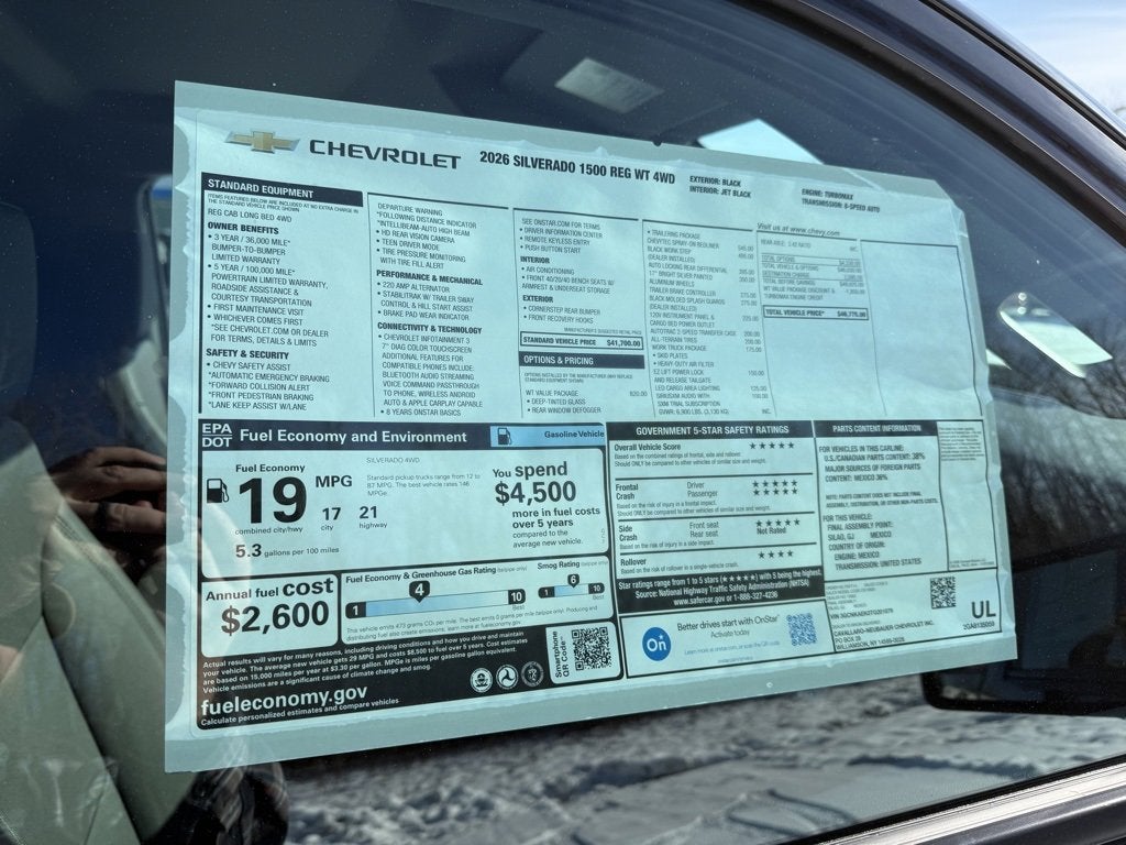 2026 Chevrolet Silverado 1500 WT