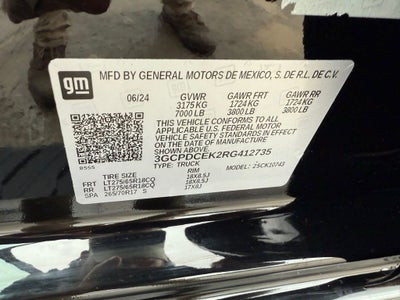 2024 Chevrolet Silverado 1500 Custom Trail Boss