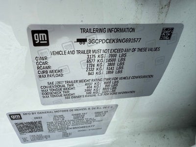 2022 Chevrolet Silverado 1500 Custom Trail Boss