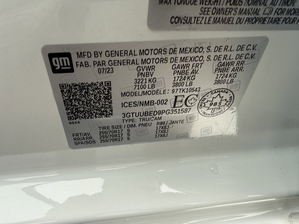 2023 GMC Sierra 1500 SLE