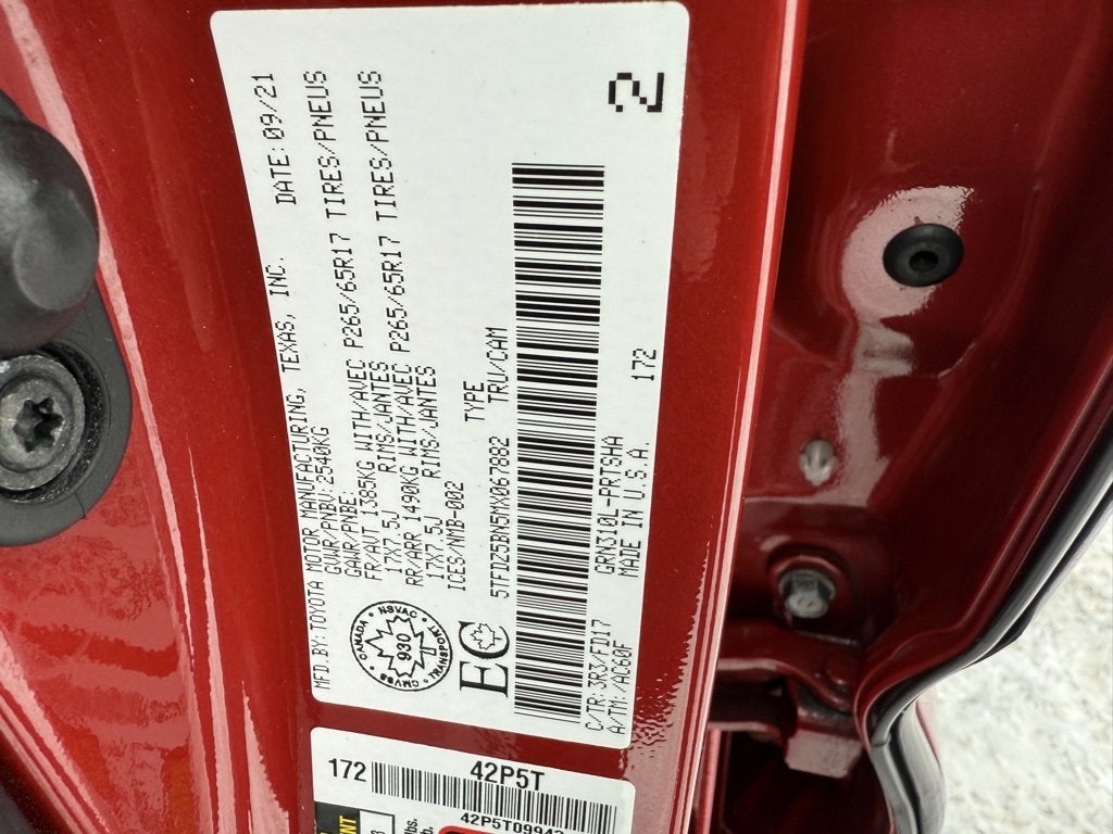 2021 Toyota Tacoma 4WD SR5