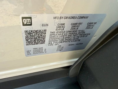 2026 Chevrolet Trax 1RS