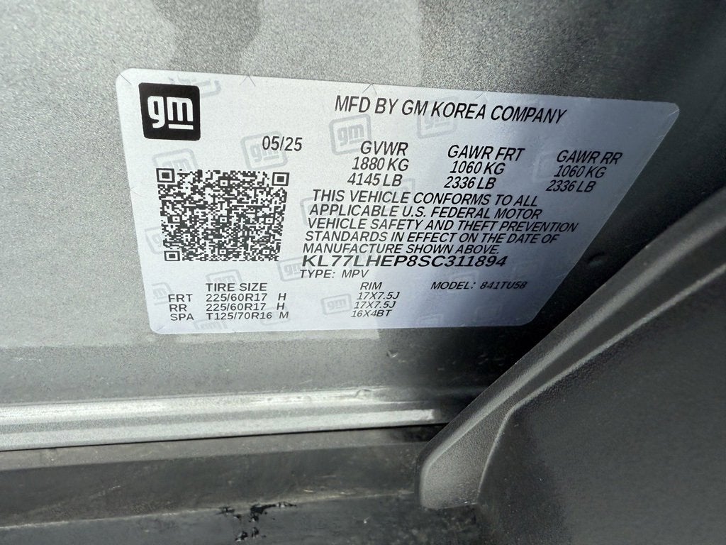 2025 Chevrolet Trax LT