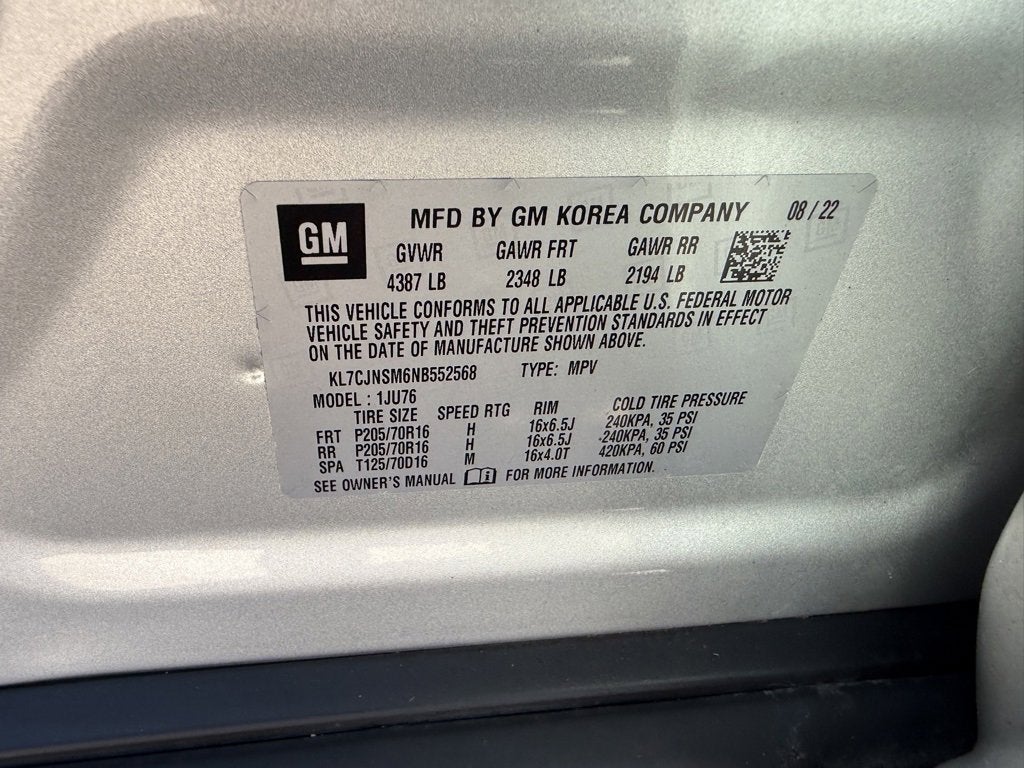 2022 Chevrolet Trax LS