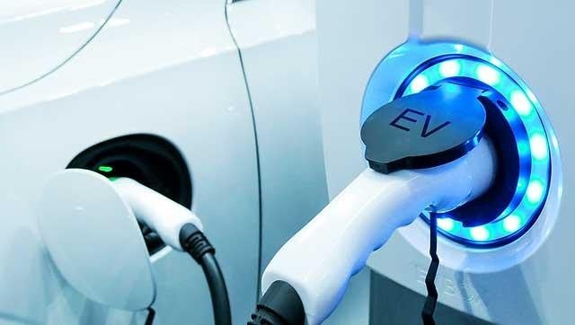 ev charging on ev charging station